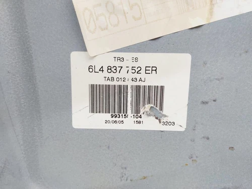 6L4837756 Elevalunas Delantero Derecho para SEAT CORDOBA BERLINA (6L2) 9068809 - Imagen 5 de 10