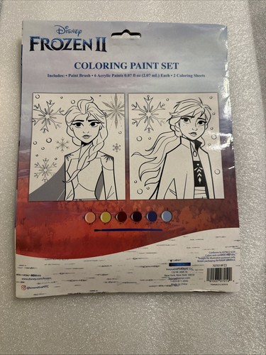 Disney Princess Frozen 2 dipingi il tuo poster kit arti e mestieri con pittura e pennello - Foto 2 di 2