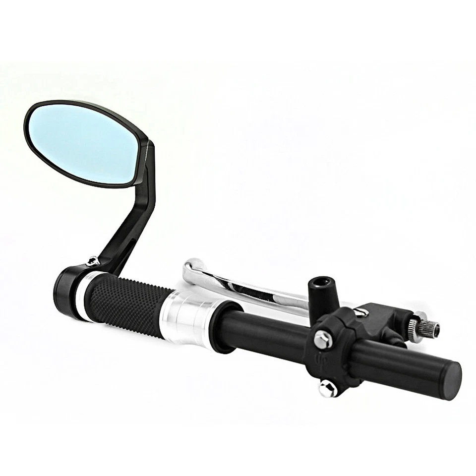 Для YAMAHA SR400 SR950 болт XVS95 VMAX STRYKE овальный стержень конец зеркало антибликовый CNC - Изображение 4 из 4