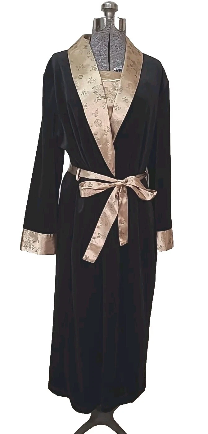 Jaclyn Smith Pijamas y batas de Poliéster Negro para Mujeres