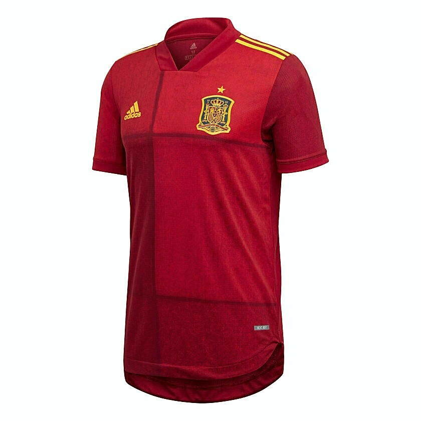 adidas アディダス スペイン代表ユニフォーム ゲームシャツ レッド XL Adidas Spain National Team Home Red Player Edition Soccer