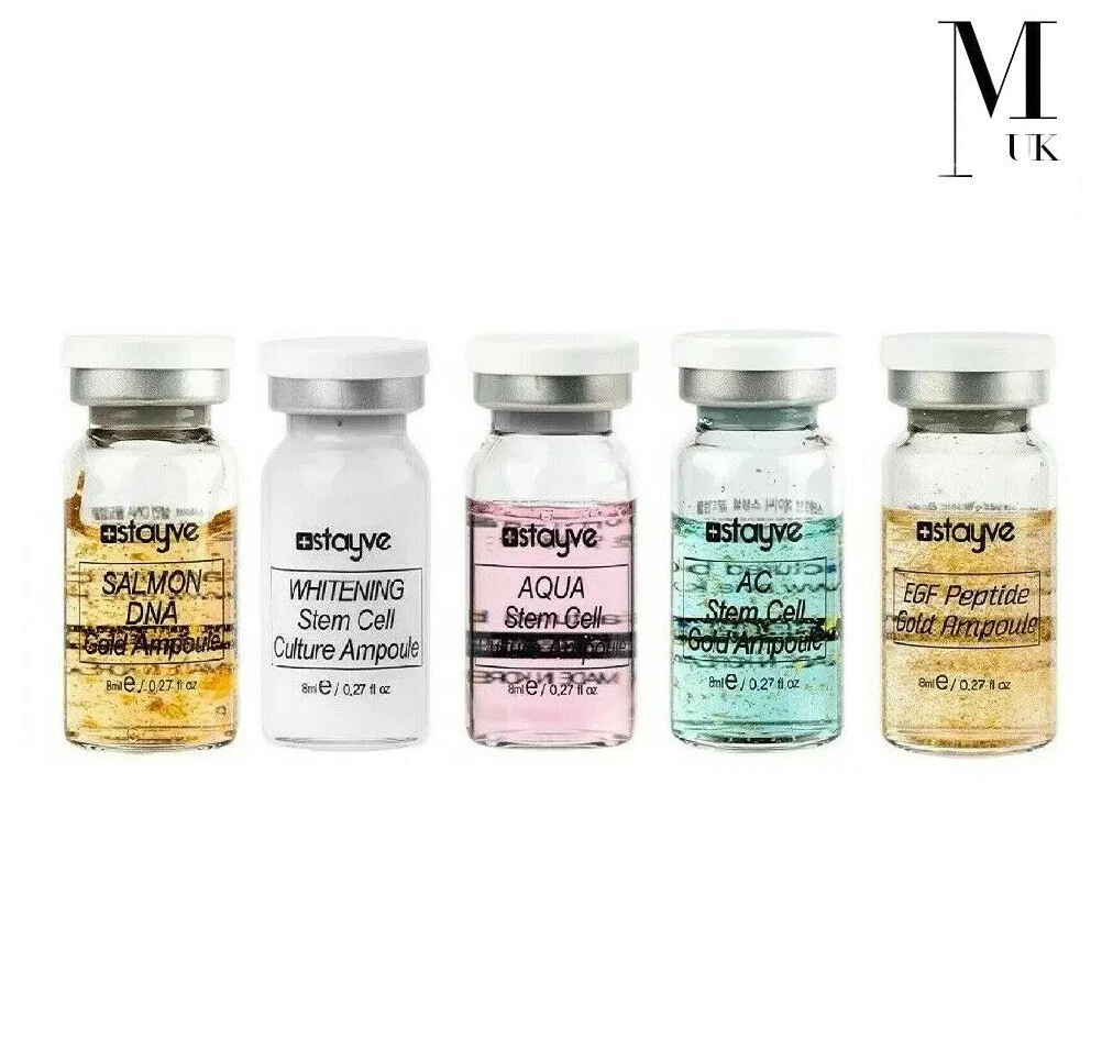 Stayve Skin Repair CC Ampoule Set Serums MESO Brightening Moisturise Dewy GLOW