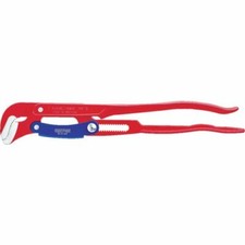Knipex 8360015 Pipe Wrench S-Type With Fast Adjustment Red Powder-Coated 17 In