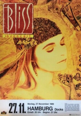 Bliss (1989) | Konzertposter Tourplakat A1 gerollt