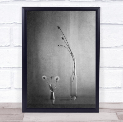 Everything Changes Pusteblume Vasen Unkraut Wandbild Kunstdruck
