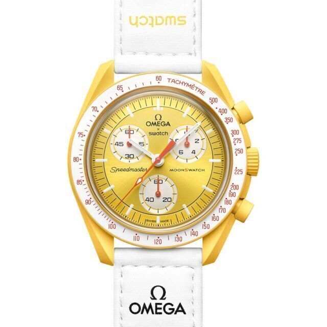 Swatch Mission To The Sun Men's Yellow Watch - SO33J100 for sale 