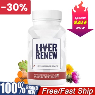 Liver Renew Capsules Vegan Dietary Supplement (60 Capsules)