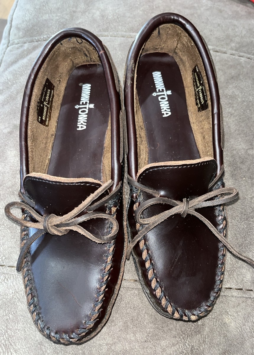 Minnetonka Moccasins Womens 9 Dark Brown | eBay display picture 1