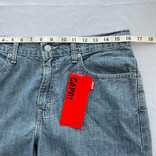 Vintage Levi's Jeans 577 Nouveau Capri Women Missis Size 10 Loose Fit - Picture 3 of 9