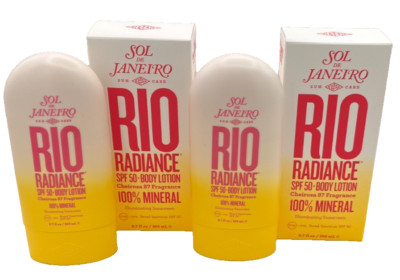 Sol de Janeiro Rio Radiance  Lotion 100% Mineral SPF 50-FREE SHIPPING #2 LOTIONS