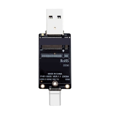 M.2 NVME SSD Enclosure 10Gbps Type C/USB A to NVME M.2 SSD External Enclosure