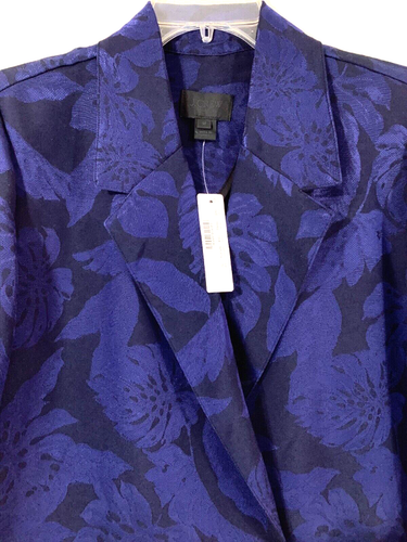 NWT J.CREW COLLECTION Size M Tie-close kimono blazer in jacquard H9602 - Picture 5 of 11