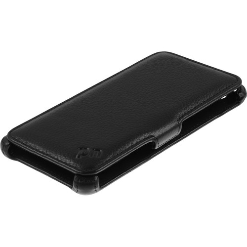 Echt-Lederhülle für Huawei P9 Leder-Case schwarz + Glasfolie - Bild 2 von 7