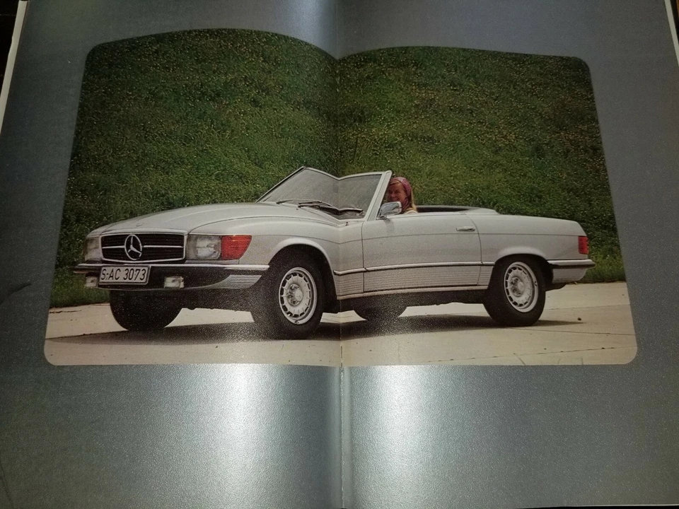 1973 Mercedes-Benz 350SL 450SL Brochure Original German - Image 4 of 4