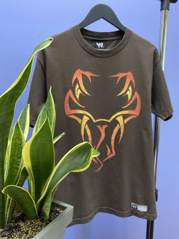 Camiseta de Lucha Libre Vintage 2008 WWE Randy Orton RKO Talla M Marrón  Foto 3 de 4