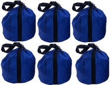 Economy Sand Bag Anchor Bags with handles - for Dog Agility Tunnels 6 Bag Set