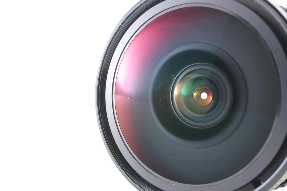 CLA'd [Casi COMO NUEVO] MINOLTA Nuevo MD Ojo de Pez ROKKOR 7,5 mm f4 Lente de JAPÓN Foto 3 de 4