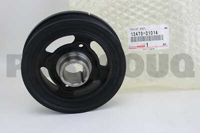 13470 1347031014 Genuine Toyota PULLEY, CRANKSHAFT 13470-31014 | eBay