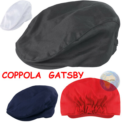COPPOLA SICILIANA da UOMO Cappello GATSBY in COTONE