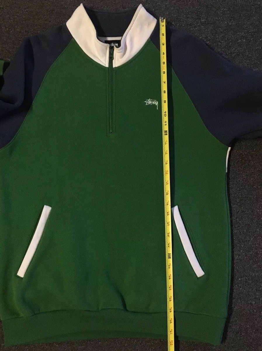 Stussy Colorblock 1/4 Zip Sweatshirt XL Surf Skate Vaporwave Stussy Colorblock 1/4 Zip Sweatshirt XL Surf Skate Vaporwave