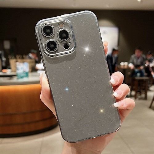 For iPhone 16 15 14 13 Pro Max Glitter Shockproof Silicone Slim Soft Case Cover - Picture 20 of 25