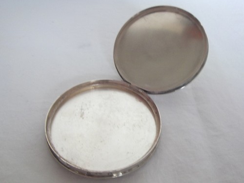 DEKORATIVE ALTE PUDERDOSE AUS DÄNEMARK 830er SILBER #9860 - Bild 6 von 9