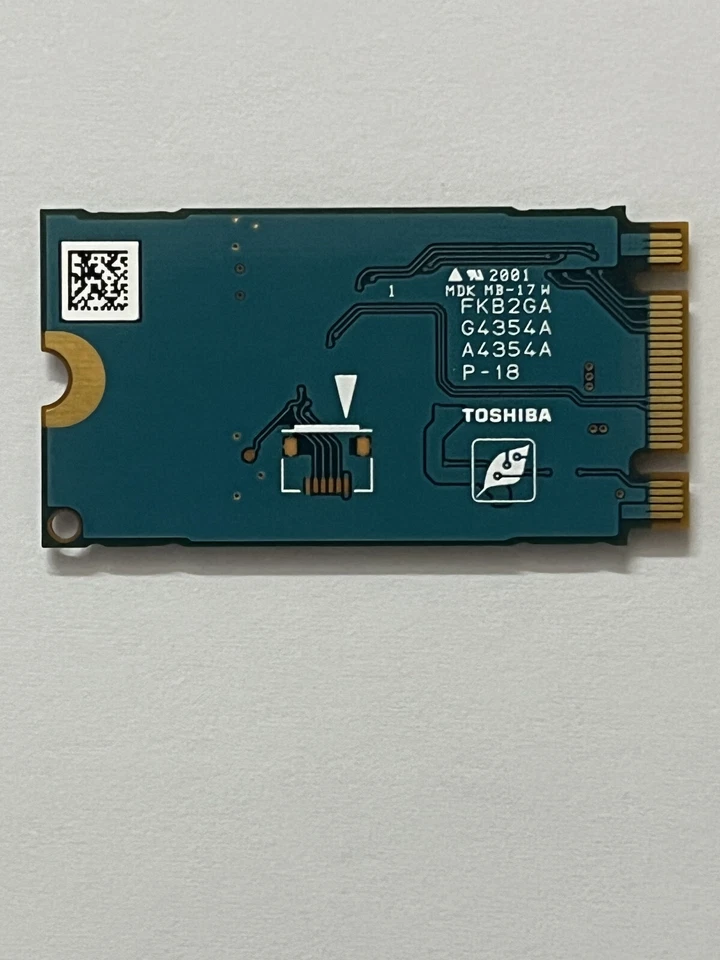 Твердотельный накопитель TOSHIBA KBG30ZMT256G 256 ГБ SSD M.2 2242 PCIe NVMe SSD для Thinkpad x280 T480 - Изображение 3 из 4