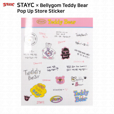StayC x Bellygom Pop Up Store Teddy Bear Ticket Signed