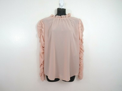 see by chloe sheer sleeve top