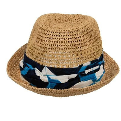 DOLCE & GABBANA Gio Ponti Design Chapeau Papier Beige 58 cm 59 cm - Photo 1/4