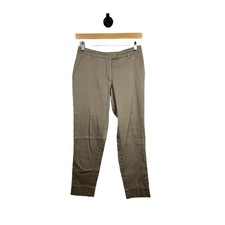 H M Women s Classic Tapered Trousers in Beige Size 4