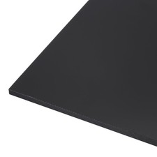 12x6x1/4 Inch HDPE Plastic Sheet High Density Polyethylene Black Cutting Board