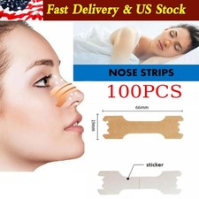 NASAL STRIPS Breathe Nose Better Reduce Snoring Right Sleep Now Apnea Adhesive.