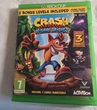 Crash Banicoot N Sane Trilogy Xbox One Game Great Condition