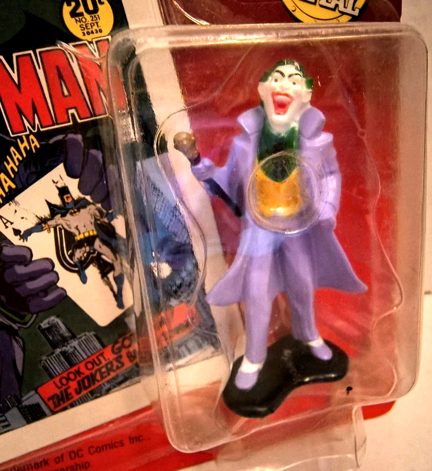 Figura Die-Cast Ertl 1990 "The Joker" Batman Super Heroes DC Comics Foto 4 de 4
