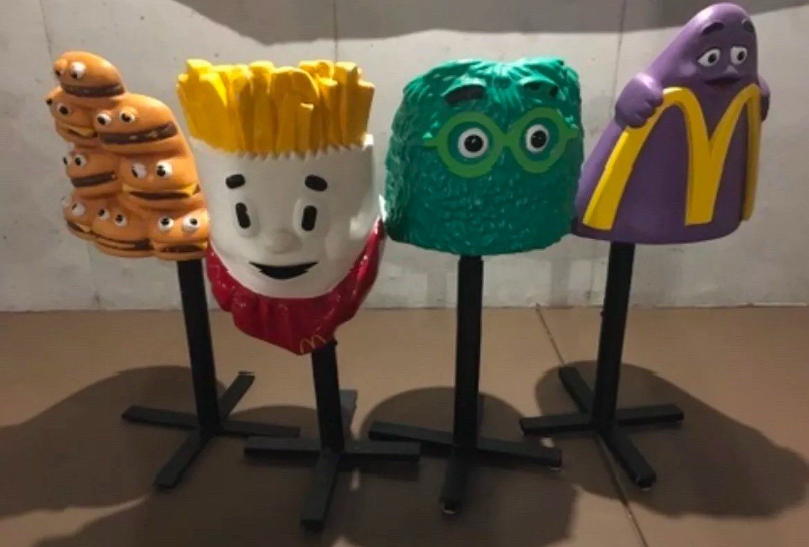 🍔 Vintage McDonalds Chairs Playland Play Place McDonaldland