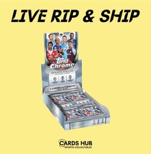 2025/26 Topps Chrome UEFA Club Competitions - Hobby Box (LIVE RIP & SHIP)