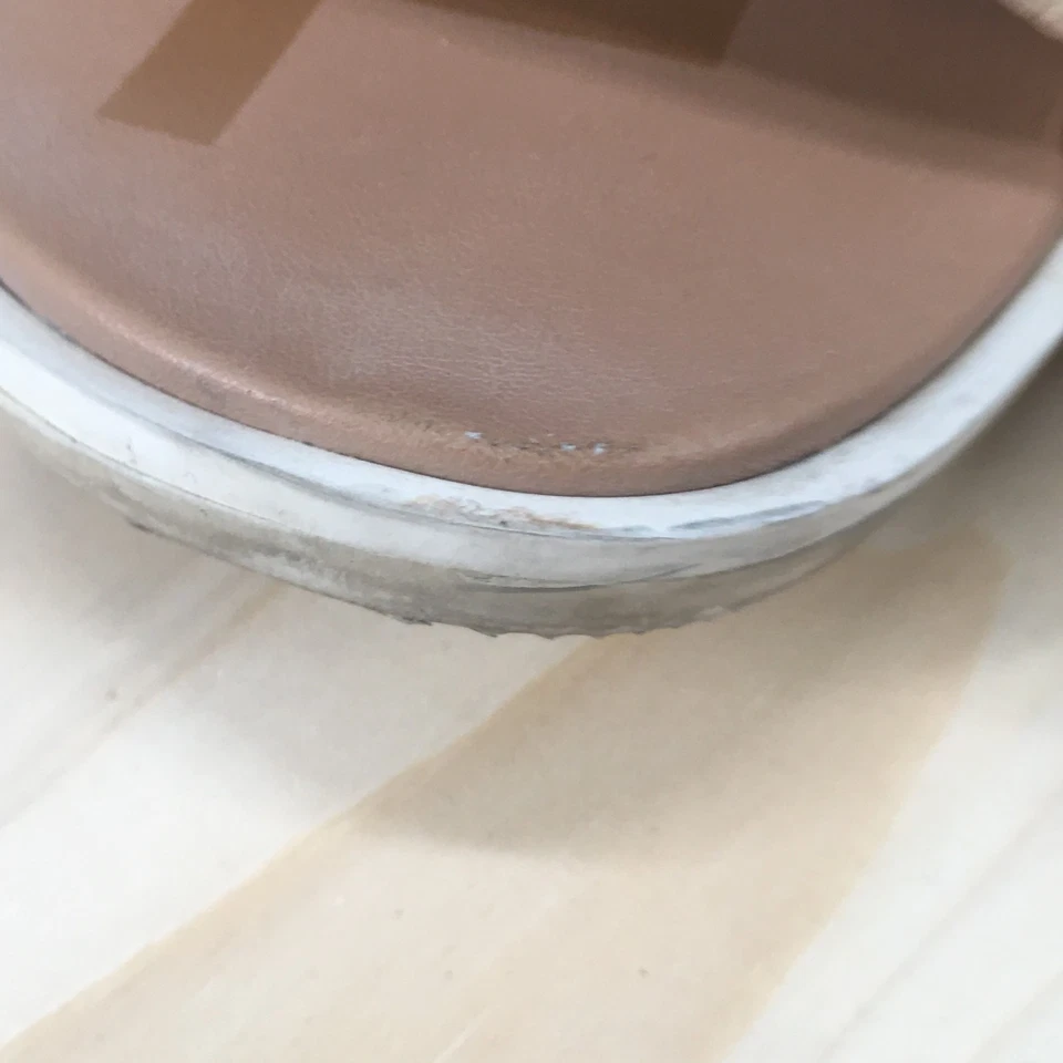 Sandalias Sorel para mujer 8,5 Ella II Puff Slide cuero marrón sin cordones informales 203055 Foto 3 de 4