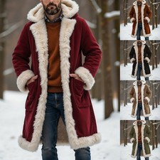 Thickened Cardigan Men Fleece Jacket Homewear Cardigan Style Thickened