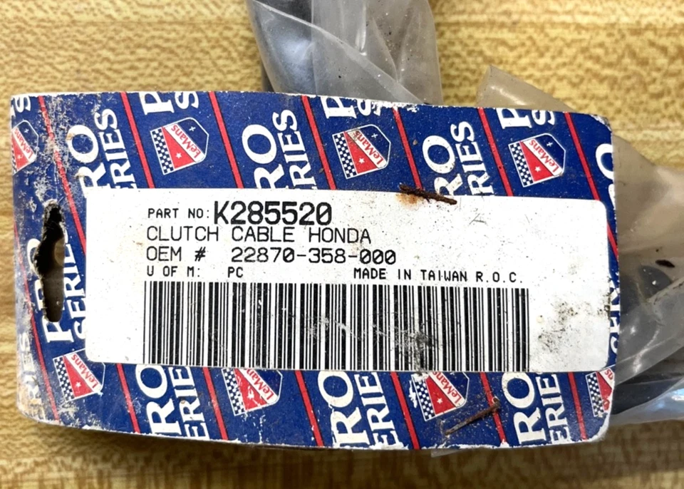 Honda - 250 Elsinore - Control Cables - Throttle, Clutch - NOS - Image 2 of 4