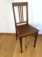 Jugendstil Esszimmer Stuhl Bauhaus  Alt & Antik Vintage um 1900 stabil