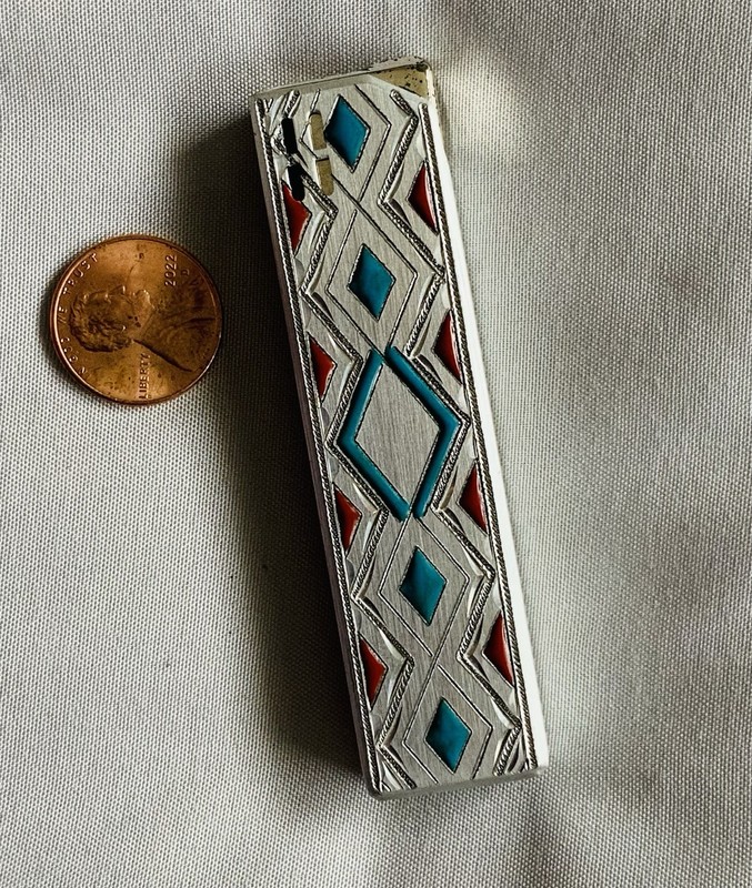 COLIBRI ENAMELED Vintage lighter