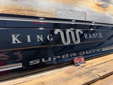 2023+ OEM Ford Super Duty KING RANCH Tailgate Applique Panel Custom Painted