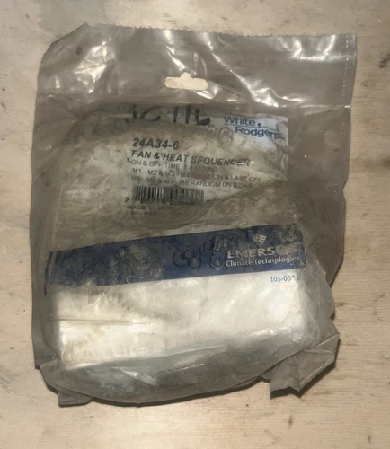 White Rodger 24A34-6 Heat Sequencer NEW NOS