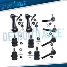 Pitman Arm Tierod Upper Lower Ball Joint Kit for Dodge B150 B250 Ram 1500 Van