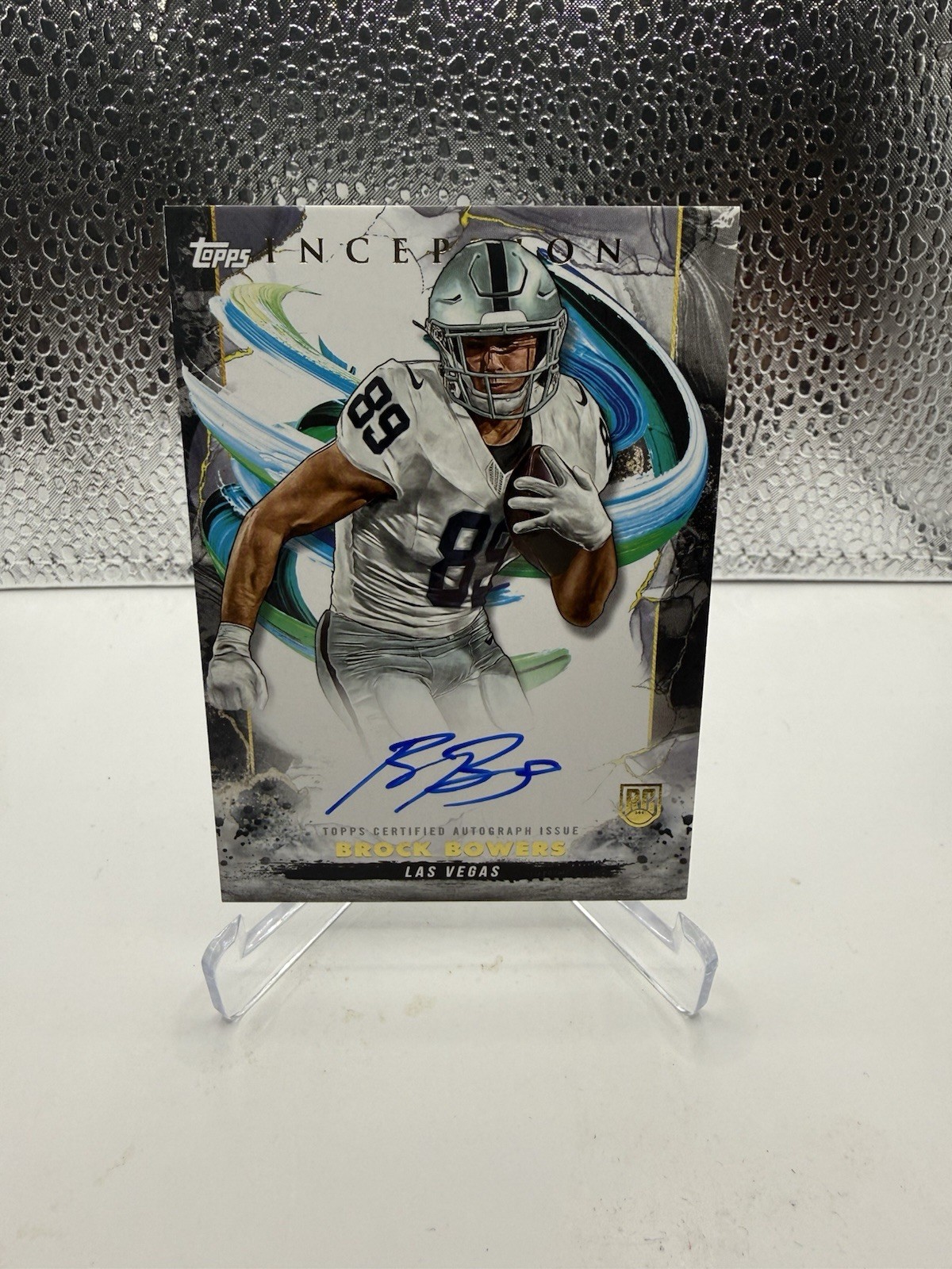 2024 Topps Inception - Rookie Autographs Brock Bowers #RA-BB (AU, RC)