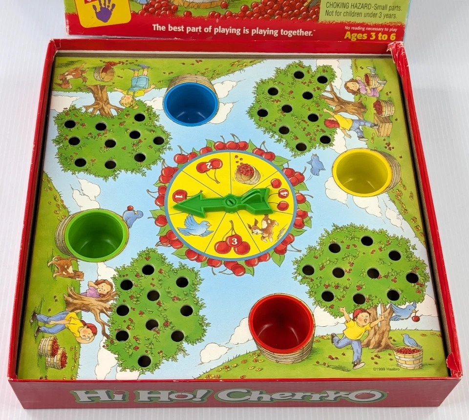 Vintage Hi Ho! Cherry-O Counting Game by Milton Bradley 1999 100% Complete - Image 3 of 4