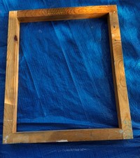 Vintage Silk Screen Printing Frame. Wood, , 21.75" X 18.75" Outside Measurement