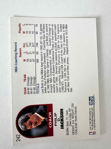 1992-93 Chicago Bulls Card Lot (11 Cards) - Jordan Era - Phil Jackson - Rookie - Picture 8 of 14
