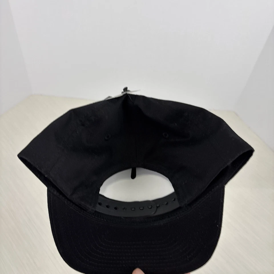 Volcom V Square Snapback Hat Cap Black Adult One Size NWT - Image 4 of 4